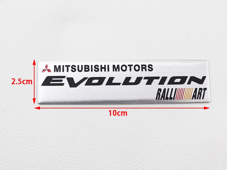 

1pcs 3D Mitsubishi Car logo aluminum sticker Fender side Rear Bumper tail door trunk sticker Emblem sticker styling Accessories aluminum sticker&Mitsubishi