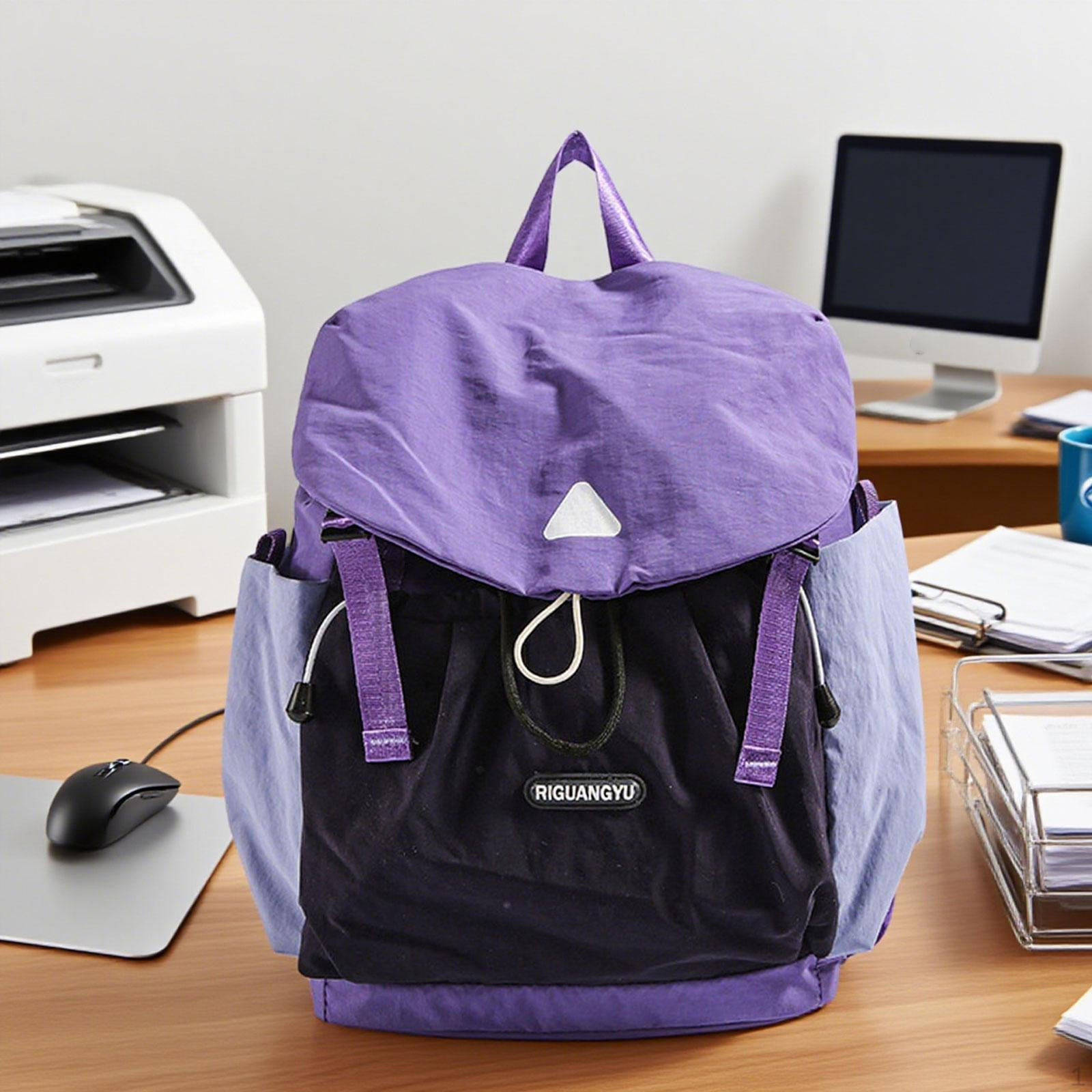 

Sport Backpack Chic Simple Laptop Bag for Running Hiking Cycling Skiing Camping фиолетовый