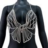 Diamond Butterfly Design Body Chain