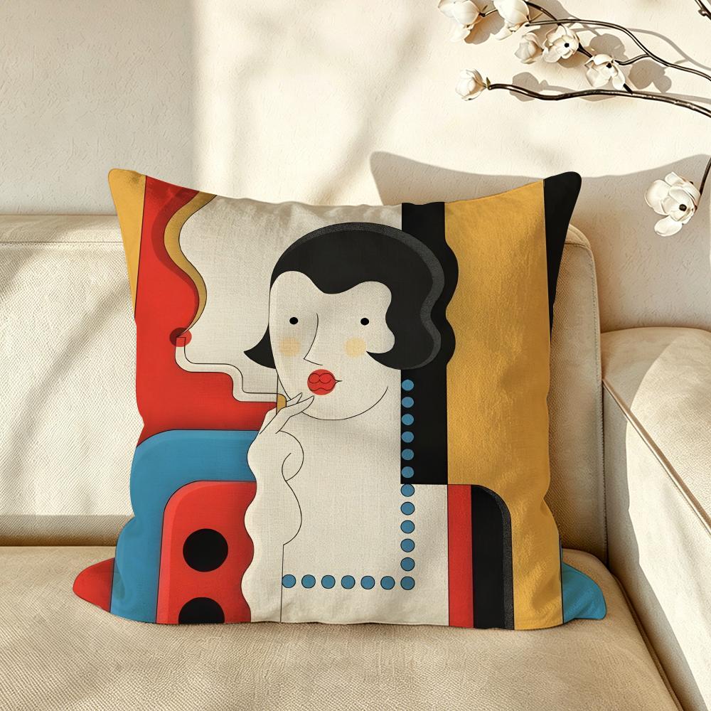Artist JJohnBBattalgazi Cushion Cover Pillow Case Antidustmite Pillowcase Silky Short Plush Sofa Cushion Cover hot
