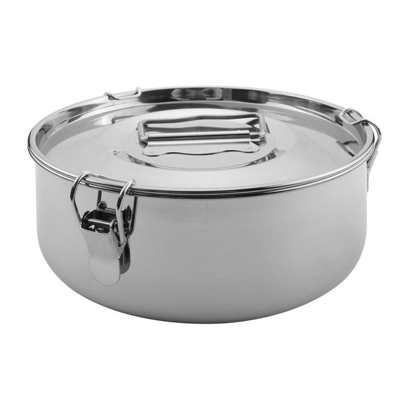 A74U Stainless Steel Flan Mold 60 Oz, Compatible With 6 Qt (3 Qt, 8 Qt Avail), Mexican Design серебряный