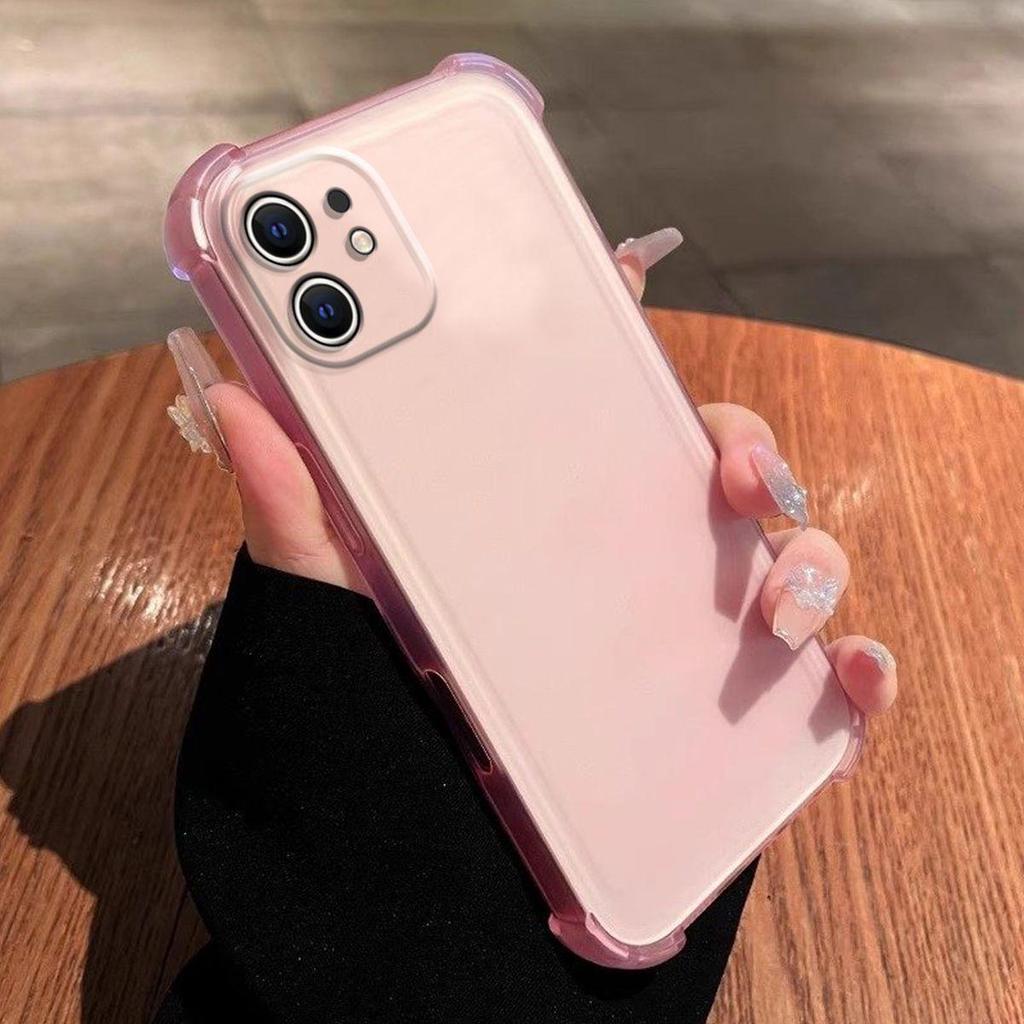 Case for iPhone 12 Mini 11 Shockproof Airbag Bumper Casing Frosted Translucent Cover