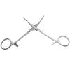 Stainless Steel Hemostatic Forceps Tweezers with Straight/Curved Tips & Needle Holder for Pet and Fishing Hook Removal