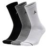 Air Jordan Everyday Crew Socks 3 Pairs 'White Grey Black' Men's DX9632-914