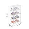 Transparent Acrylic Jewelry Storage Box: Dustproof, Anti-Oxidation Display for Earrings, Studs, Necklaces, and Bracelets.