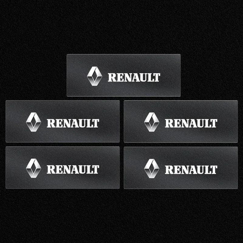 2026 Hot For Renault Hub Caps Car Interior Sticker Central control Decals Emblem Badge For Renault DACIA Scenic Loguna Twingo Sy