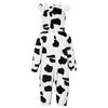 Unisex Toddler Animal Jumpsuit: Complete 3D Tail Costume with Hood, Zip-Up Long Sleeve for Theme Party & Home Play