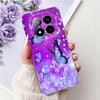 Soft Liquid Silicone Back Cover For Xiaomi Redmi Note 14 Pro Plus Phone Case Marble Gothic Style Bumper For Redmi Note 14 4G 5G