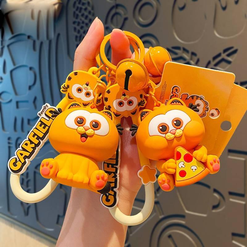 Breloc Adorabil cu Garfield cu Design Creativ de Desene Animate, Perfect Pentru Zile de Naștere și Sărbători
