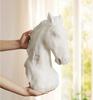 Nordic Resin Horse Head Sculpture Home Decor Livingroom Foyer Art Crafts Fengshui Office Table Horse Decorative Ornaments Gifts