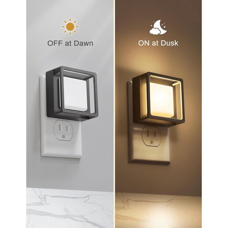 Portable Square Warm Light Night Lamp (2-Pack)