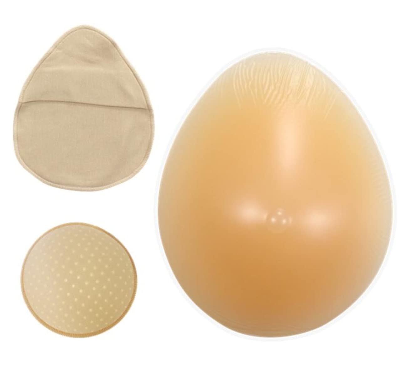 

Искусственный силиконовый защитный бюстгальтер в форме капли воды, без рака молочной железы, коррекция бюста [Mikopuera] Грудь, Вкладыши, Накладка, Вкладыши, Набор из 3 предметов, Крючки, бежевый