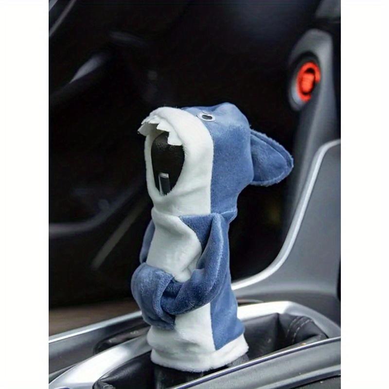 Bluza z kapturem rekina - Wygodna bluza na gałkę zmiany biegów manualnej, Kreatywne akcesoria do wnętrza samochodu