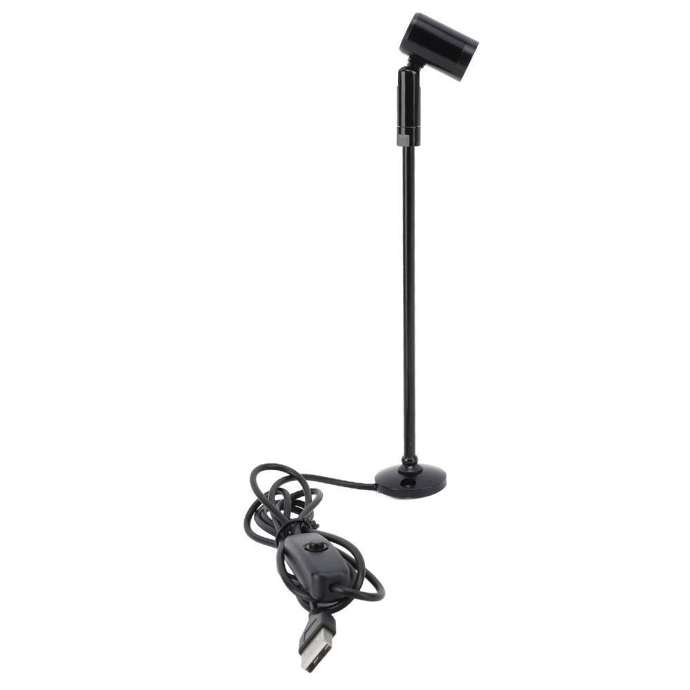 Nastavitelný LED bodový světlomet Mini bodové světlo napájené přes USB pro displej šperků