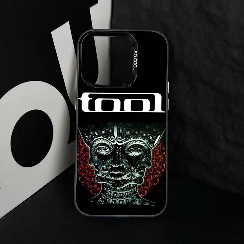 Music T-Tool B-Band R-Rock Phone Case For iPhone 17,16,15,14,13,12,11 Plus,Pro Max,XS,Colorful Silver Phone case Funda Cover