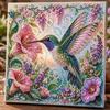 Artistic Home Wall Decoration Animal Faux Pearl Art DIY Kit, Cute Painting Exquisite Sparkling 3D Flowers Crafting Kit for Adults, Decor Desktop