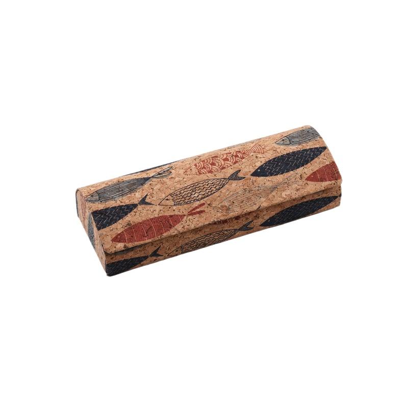 1PC Retro Ethnic Style Glasses Case Ancient Mural Pattern Myopia Glasses Sunglasses Sunglasses Ladies Men Universal Glasses Case