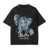 2026 Buffy The Vampires Slayers Graphic Print Wash T Shirt Harajuku Style for Men Women Fashion Cotton 2026