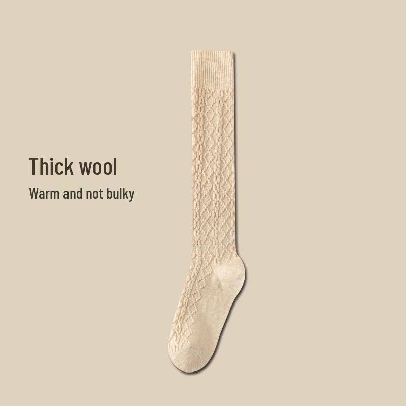 Women's Knee-High Calf Socks for Autumn and Winter