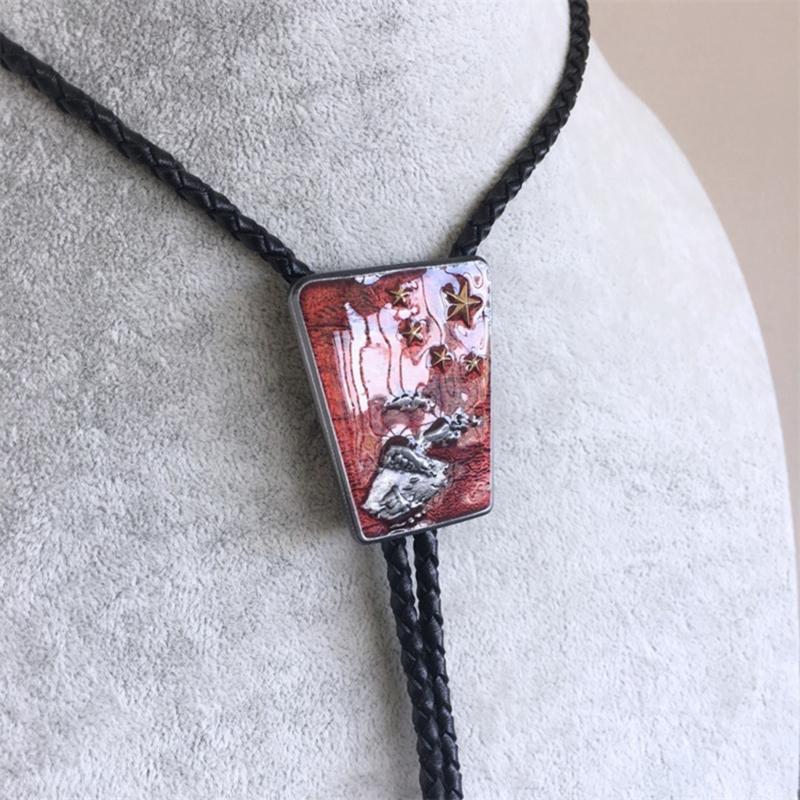 Bolo Styles Tie Western Bolo Tie Unique Bolo Necktie Men's Fashion Accessory for Men's Fashion