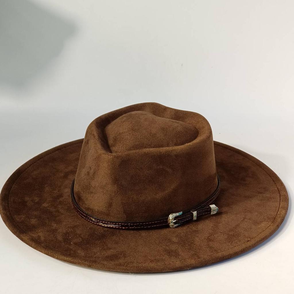 Men's vegan suede hat, women's heart-shaped crown logoengraving suitableforpyrographywide-brimmed hatcappelloluxuryhatsfor woman