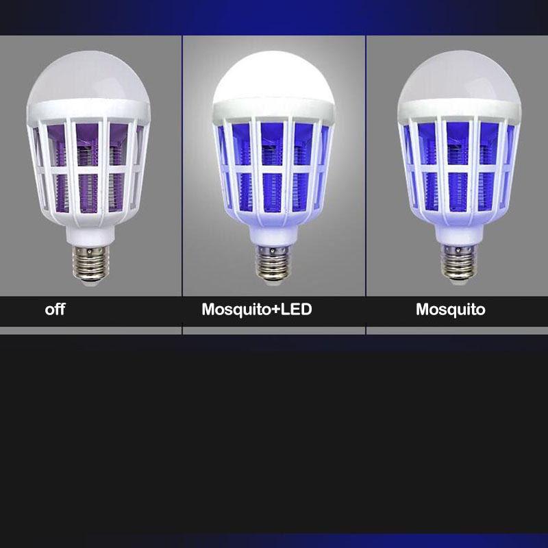 20W Anti Mosquito Light Bulbs UV White Lights Muggen Bug Zapper Insect Electric Killer Night Lamp E27 MAC 220V Lampe