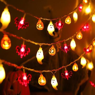 Luminous Halloween Pumpkin Lantern String Lights for Indoor Party Decorations