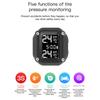 Motorcycle Wireless Tire Pressure Monitoring System USB Charging TPMS for Motorcycle with 2 External Sensors