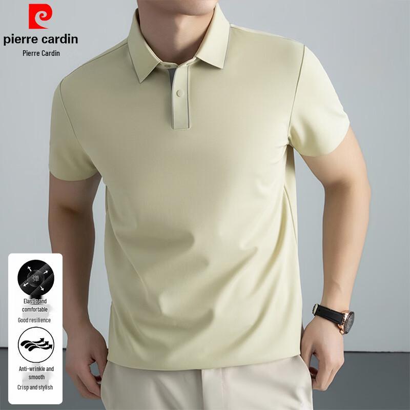 

Pierre Cardin Men s Ice Silk Short Sleeve Polo Shirt 56