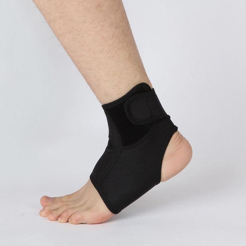 MKAS Unisex Neoprene Ankle Brace Breathable Adjustable Ankle Protector S