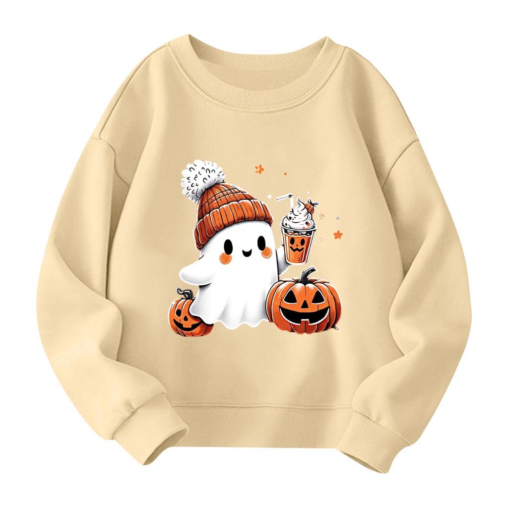 Boys Girls Child Fashion Daily Versatile Casual Crewneck Sweatshirts Daily Long Sleeve Patchwork Top Sweatshirts