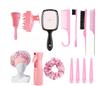 27Pcs Professional Hair Brush Set, Hair Styling Comb Kit with Continuous Spray Bottle, Scalp Massage Shampoo Brush for Salon