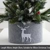 Christmas Felt Tree Skirt & Ornaments Set for Decor