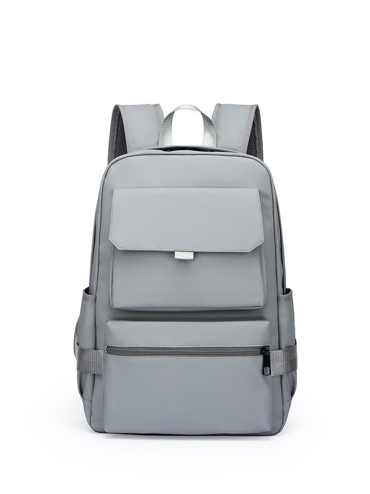 

Мужской модный повседневный рюкзак: Защита от брызг, большая вместимость, идеально подходит для путешествий, бизнеса и студентов светло-серый