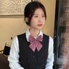 Stripe Airline Stewardess Necktie Dots School Students Neckties Adjustable Bowknot Neckties  Hotel