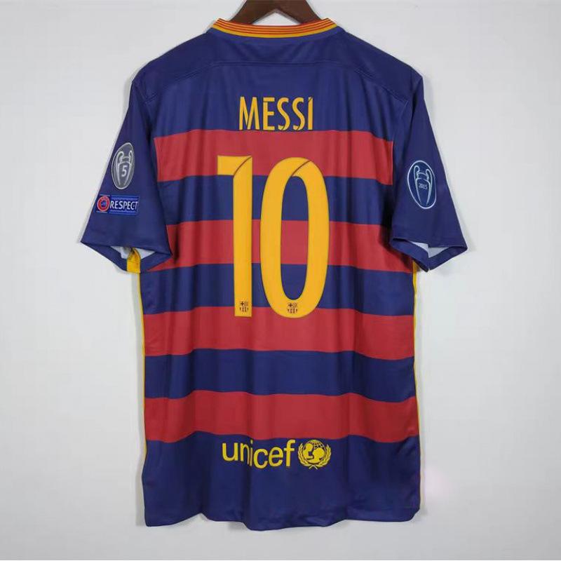 Vintage Trikot Fußballtrikot Trainings trikot Klassischer Sternendruck Verein AC Barcelona C Romesi Trikot