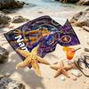 Custom Name Personalized Saint Seiya Print Beach Towel, for Trip Camping Beach Party Home Decor, Birthday Gift for Family & Friends