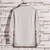 Ropa Jersey de Punto para Hombre Color Sólido Cuello Alto Suéter de Cuello Alto Suéter Bajo para Hombre