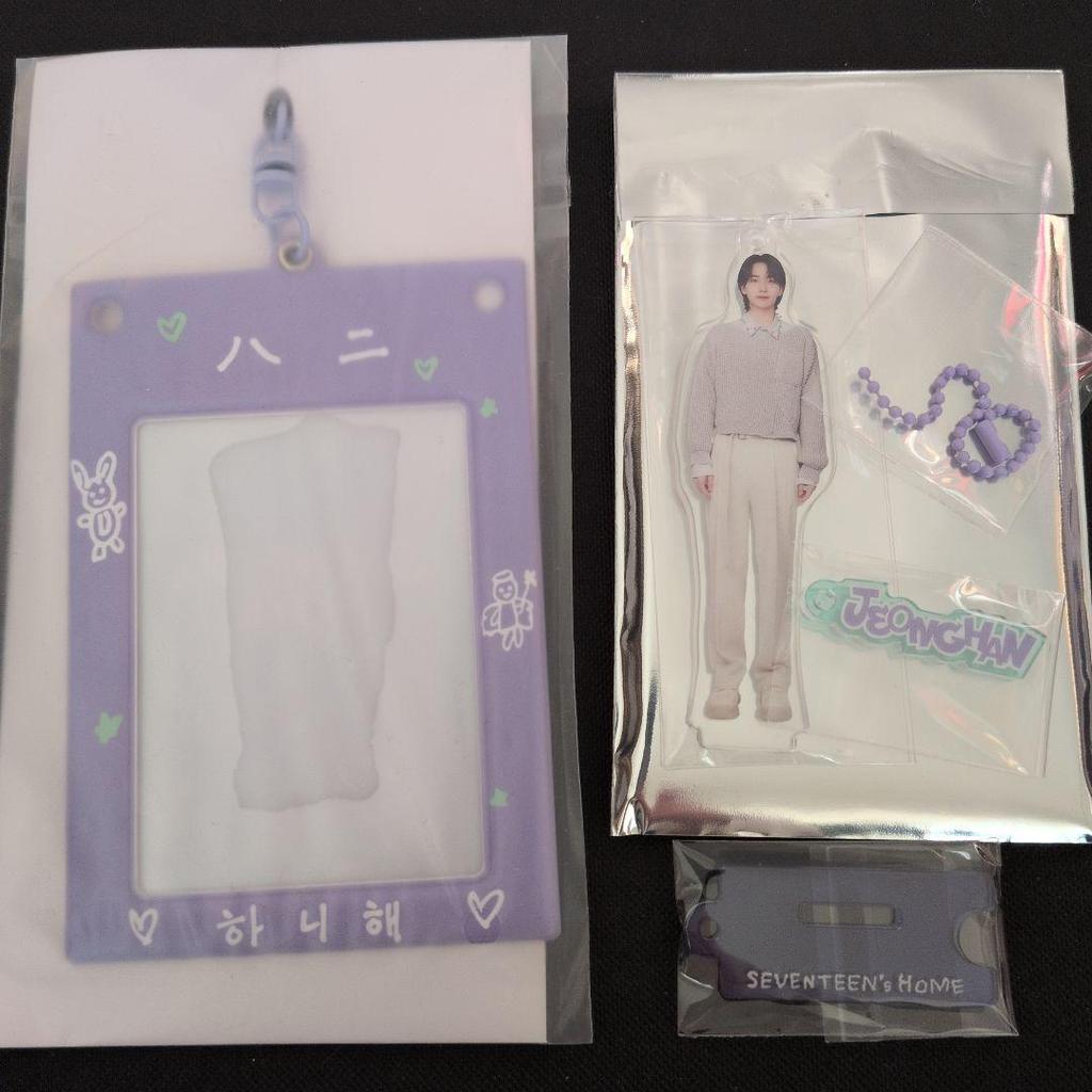 Used SEVENTEEN JEONGHAN Photo Card Holder Axta Holder