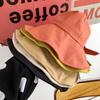 Bucket hat women's summer thin sun hat sun protection big edge cycling ponytail bow versatile trendy hat