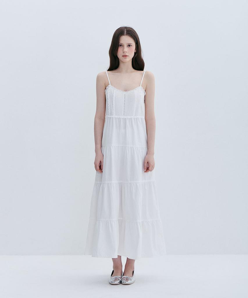 Moabel Whisper Long Dress-Ivory