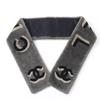 Chanel Shawl COCO Mark Logo Design Tippet Gray Mouton Women 20B AA7074 Used