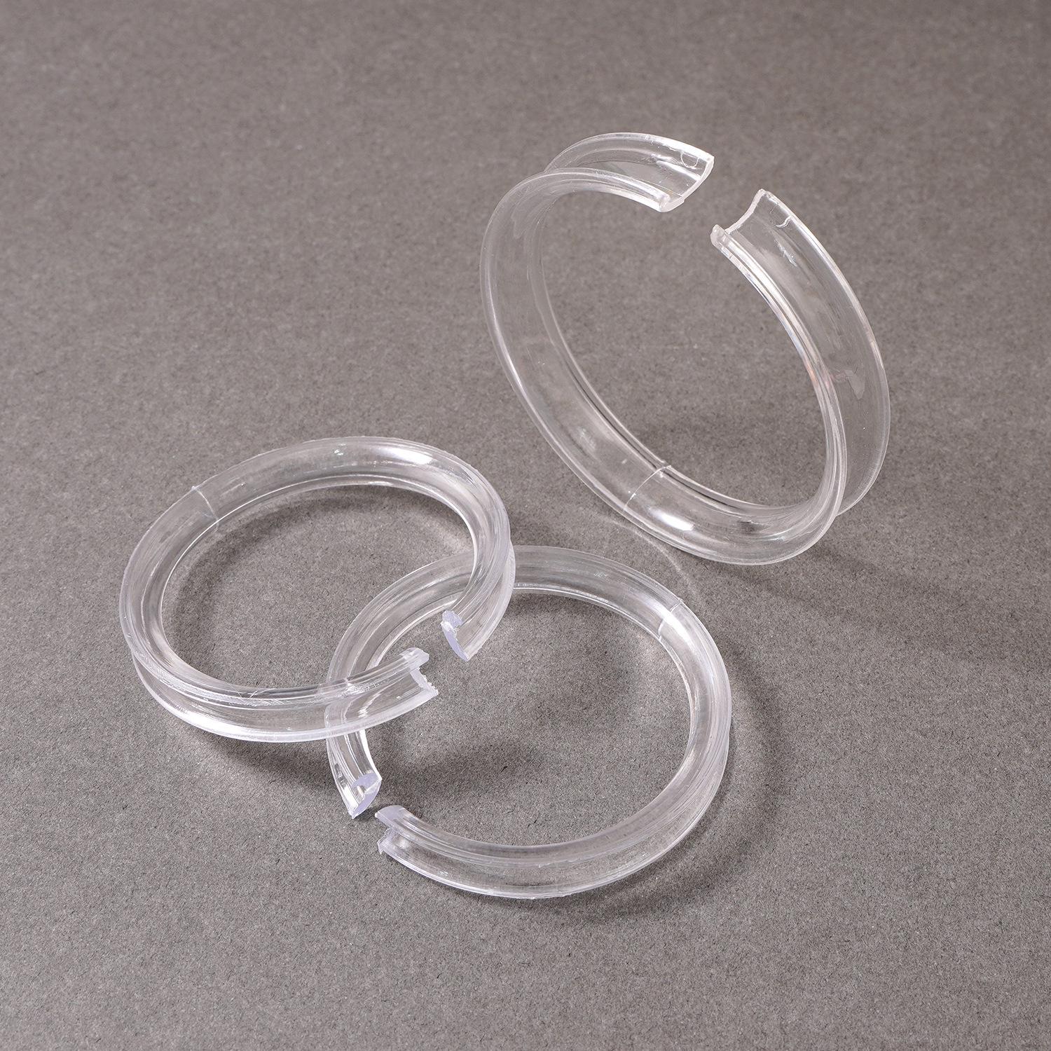 

Clear Acrylic Bracelet Display Stand with Circular Tray