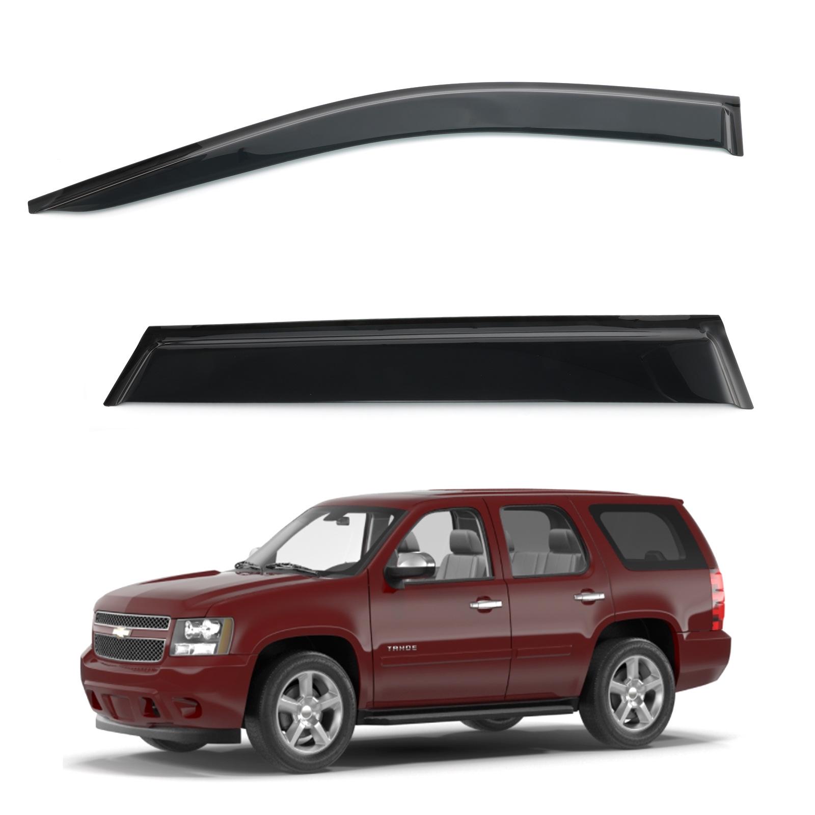 2015 GMC Yukon Window Rain Guards and Deflectors Black Acrylic Rain Guard чёрный