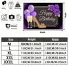 Purple Balloon Party Backdrop 1pc - Photo Booth Props