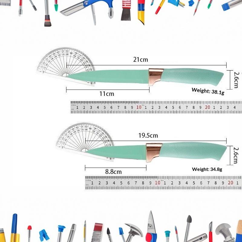 Wooden Handle 19 PCS Silicone Kitchen Utensil Set Food Grade Sharp Knives for Beginner Chef Cooking Use