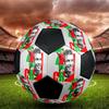 1 PZ Pallone da calcio Cristiano Ronaldo Flash taglia 5 Pallone da calcio indoor Praha Colorato Per tutte le età Cucito a macchina PVC Pronto per la competizione Resistente Alto rimbalzo