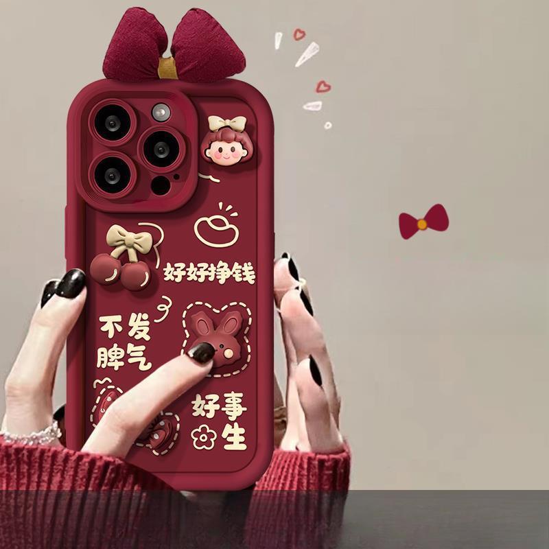 Použitelné pro pouzdro na mobilní telefon Vivox100 S17/16pro Zbohatni a miluj Trojrozměrná panenka Y52s Matný silikon X90 Měkký