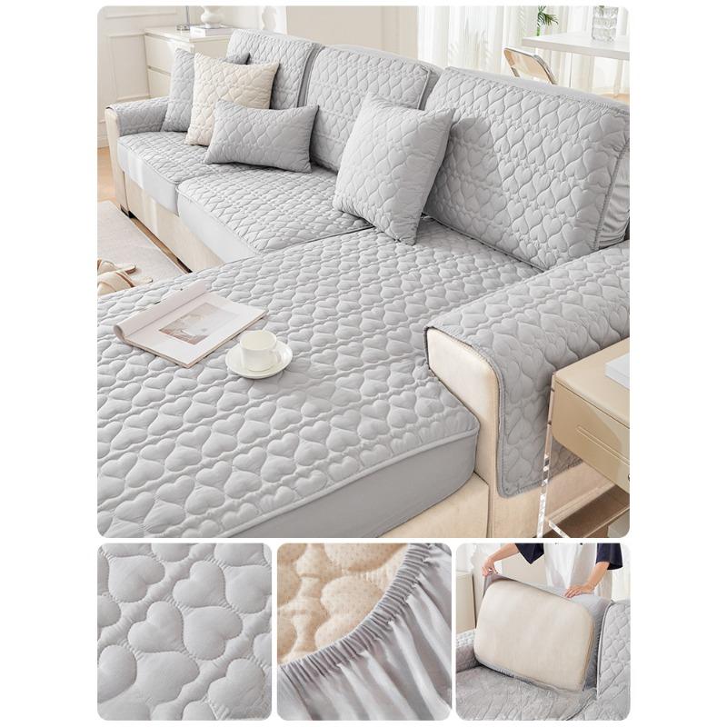Cream Style Sofa Cushion Four Seasons Universal Elastic All-Inclusive Sofa Cushion Non-Slip Sofa Cover Backrest Cover Towel