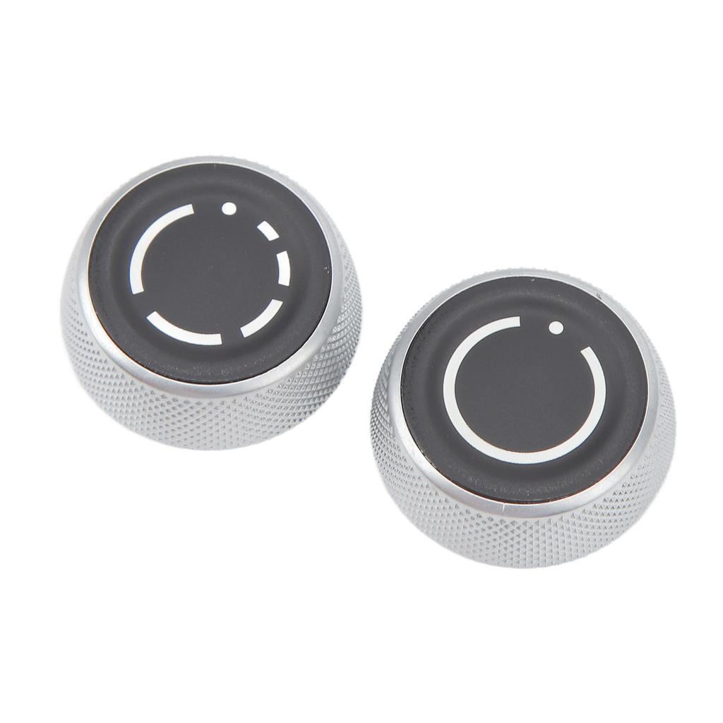 1Pair Radio Volume Control Knob Left Right Sensitive Durable Multimedia Volume Knob Caps Replacement for Boxster Cayman